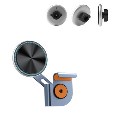 Buy Innovative Metal Magnetic Wireless Charger Car Phone Holder For Automotive With Wireless Charging Station And Ambient Ligh online manufacture