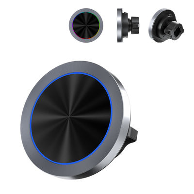 Buy Aluminium Alloy Base Case Wireless Charging Station For Car Phone Holder With Hidden Light Off Function online manufacture
