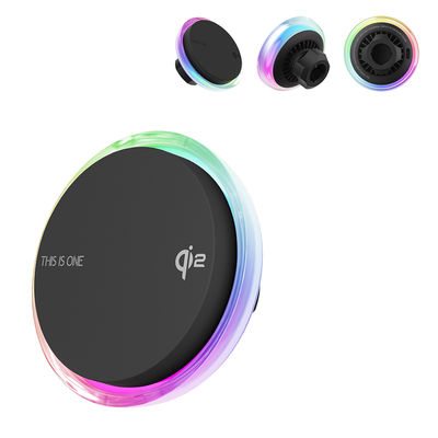 Buy 15W Fast Charging Car Wireless Charger With Cooling Fan And Starry Sky Light Step Design And Large Phone Compatibility online manufacture