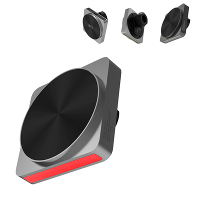 Buy Q2 Wireless Charger All-Metal Design 15w Fast Charging Car Magnetic Wireless Charger Ambient Light Projection online manufacture