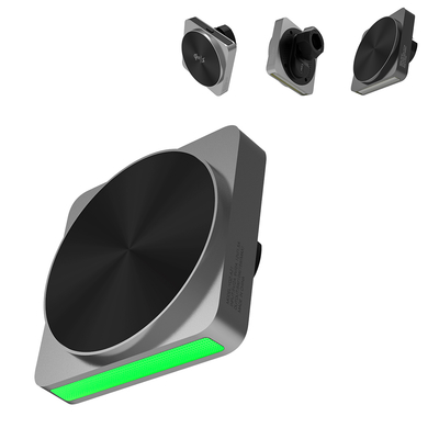 Buy QI2 15w Wireless Charger With Black Technology Sound Pickup And Ambient Light For Car Phone Holder online manufacture