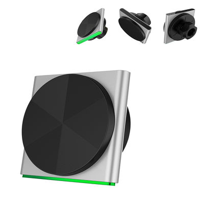 Iphone Charger Stand Metal Material 9-Color RGB Light Effect Wireless Car Mounted Fast Charging Ultra-Thin Design