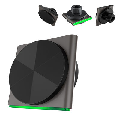 Ambient Iphone Magnetic Car Mount 15w Wireless Charger Ultra-Thin Design Fast Charging Dynamic Music Rhythm Cool Interior Decoration