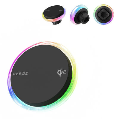 Silent Cooling Fan 15W Fast Charging Car Wireless Charger with Super Strong Magnetic Suction and Customized Shell Color