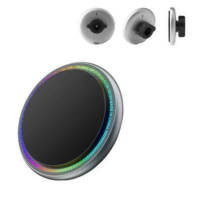 Sleek And Stylish Magsafe Wireless Charger Car Phone Holder With Strong Magnetic Suction And Customizable Running Light