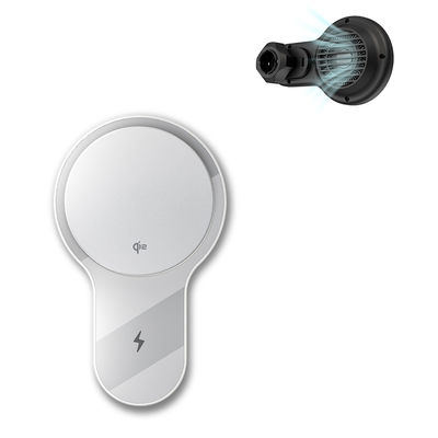 Qi2 Fan Magnetic Wireless Charger Car Phone Holder With Well-Designed Motherboard And Coil Layout For Simultaneous Cooling