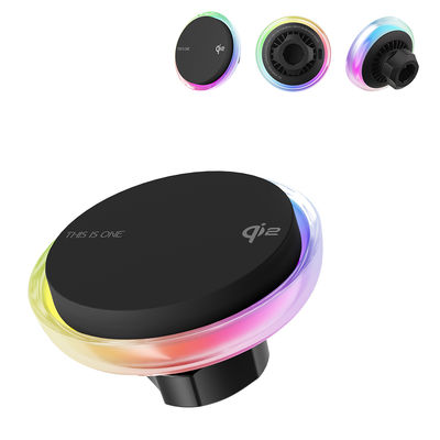 QI2 Touch To Switch Light Color Wireless Charging Station Customizable Unique Frosted Lens Charging