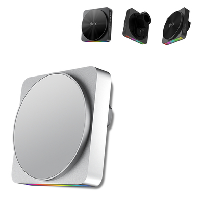 15W Fast Wireless Charging Magsafe Car Mount with 9-Color Ambient Light