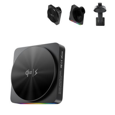 Magsafe Car Phone Holder with 15W Fast Charging & 9-Color Ambient Light