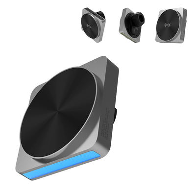 QI2 All-Metal Car Phone Holder with Fast Charging and Ambient Light